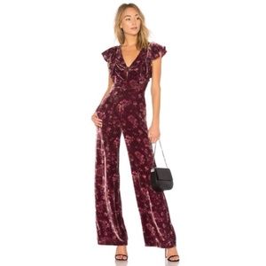 REBECCA TAYLOR JEWEL VELVET PLUM COMBO